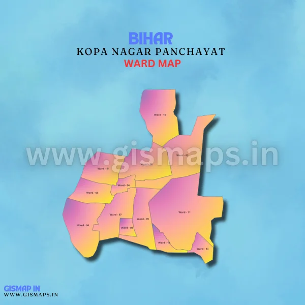 Kopa Nagar Panchayat Ward Map